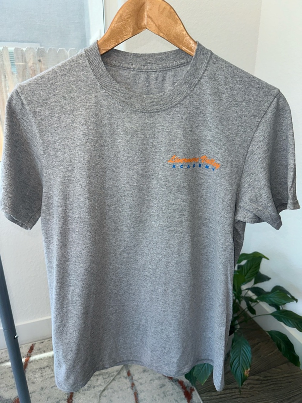 Gray Short-Sleeve Crewneck T-Shirt